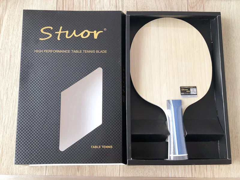Stuor 19 new table tennis blade blue carbon table tennis rackets with built-in fiber carbon