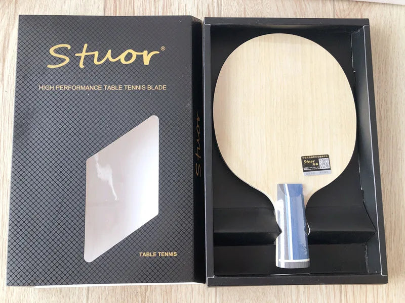 Stuor 19 new table tennis blade blue carbon table tennis rackets with built-in fiber carbon