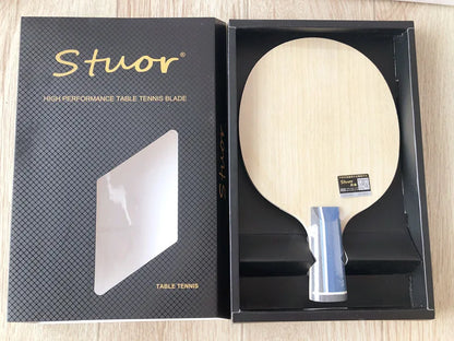 Stuor 19 new table tennis blade blue carbon table tennis rackets with built-in fiber carbon