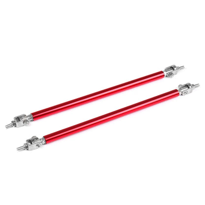 Stainless Steel Bumper Lip Adjust Front Strut Splitter Rod Tie Support Bars 100MM 150MM 200MM