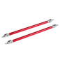 Stainless Steel Bumper Lip Adjust Front Strut Splitter Rod Tie Support Bars 100MM 150MM 200MM