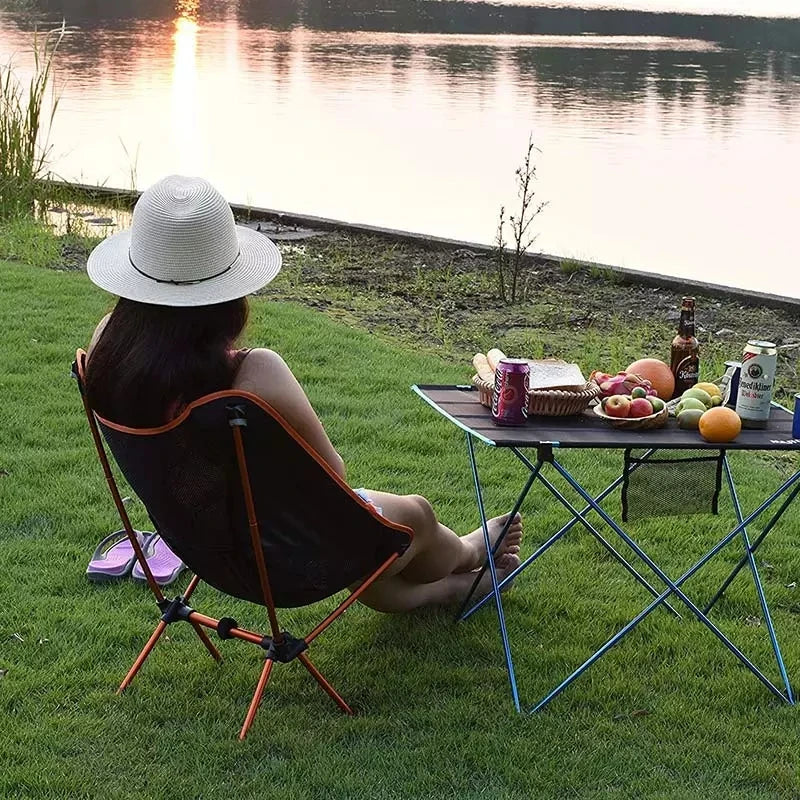 Ultralight Camping Chair, Portable Outdoor Folding Fishing Chairs Seat for Travel Camp Beach Fishing Foldable Stool Picnic Chair