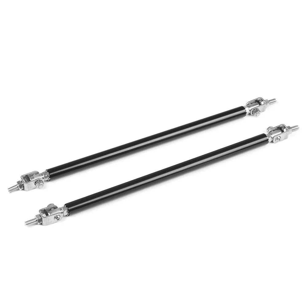 Stainless Steel Bumper Lip Adjust Front Strut Splitter Rod Tie Support Bars 100MM 150MM 200MM