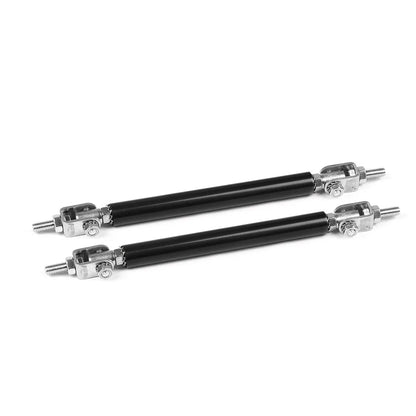 Stainless Steel Bumper Lip Adjust Front Strut Splitter Rod Tie Support Bars 100MM 150MM 200MM