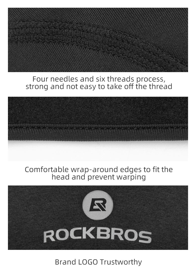 ROCKBROS Winter Caps Windproof Thermal Fleece Hats Bicycle Cap Ski Riding Motorcycle Cycling Hat Bandana Ciclismo Headband