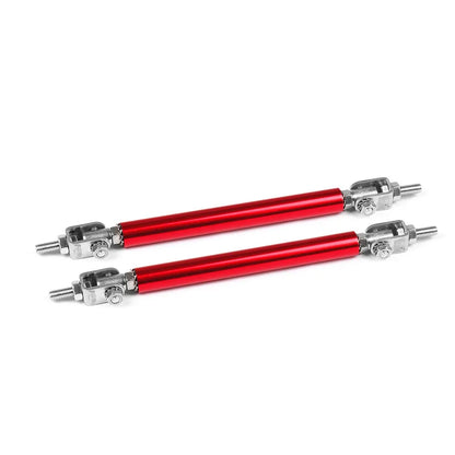 Stainless Steel Bumper Lip Adjust Front Strut Splitter Rod Tie Support Bars 100MM 150MM 200MM