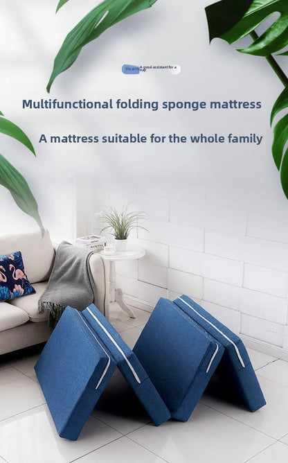Sponge Folding Mat Floor Mat Afternoon Sleeping Mat Office Single Person Afternoon Rest Mat Japanese Lazy TatamiStudent