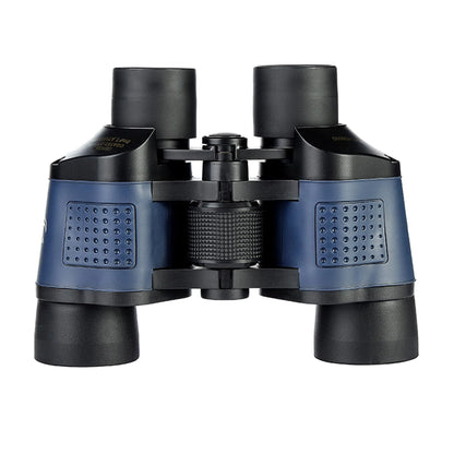 80x80 Telescope Binoculars BAK4 Prism Waterproof with Compass and Carrying Lanyard Red Film Telescope for Hunting Camping Travel