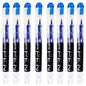 Disposable Fountain Pens, Straight Liquid Fountain Pens，for WritingQuick-Drying Ink Pen, Smooth-Writing Multicolor Art Supplies