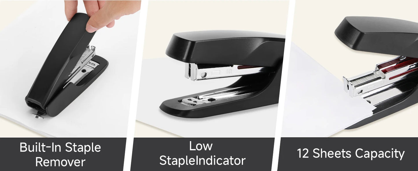 Eagle Mini Stapler With Staple Remover 12 Sheets Capacity School and Office Supplies