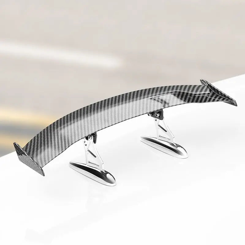 Carbon fiber rear spoiler upgrade for car appearance, modification of car tail wing, creative decoration of mini tail wing
