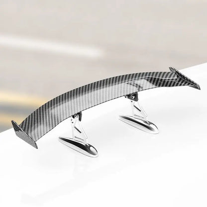 Carbon fiber rear spoiler upgrade for car appearance, modification of car tail wing, creative decoration of mini tail wing