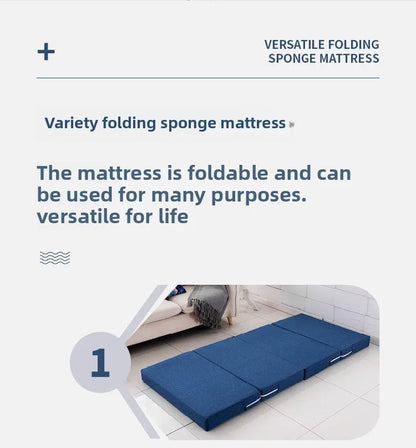 Sponge Folding Mat Floor Mat Afternoon Sleeping Mat Office Single Person Afternoon Rest Mat Japanese Lazy TatamiStudent