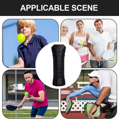 Pickball Racket Accessories Pickleball Paddle Grip Cover Reusable Universal Sized Silicone Anti slip Cover Comfortable