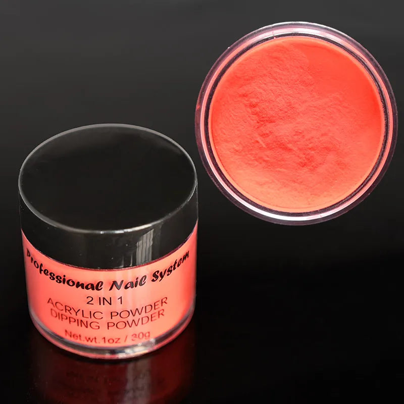 100g/Bag Neon Acrylic Powder 3in1 Phosphor Nail Dust Powder DIY Extending/Dipping Bulk Manicure Pigment FD-58nkhs