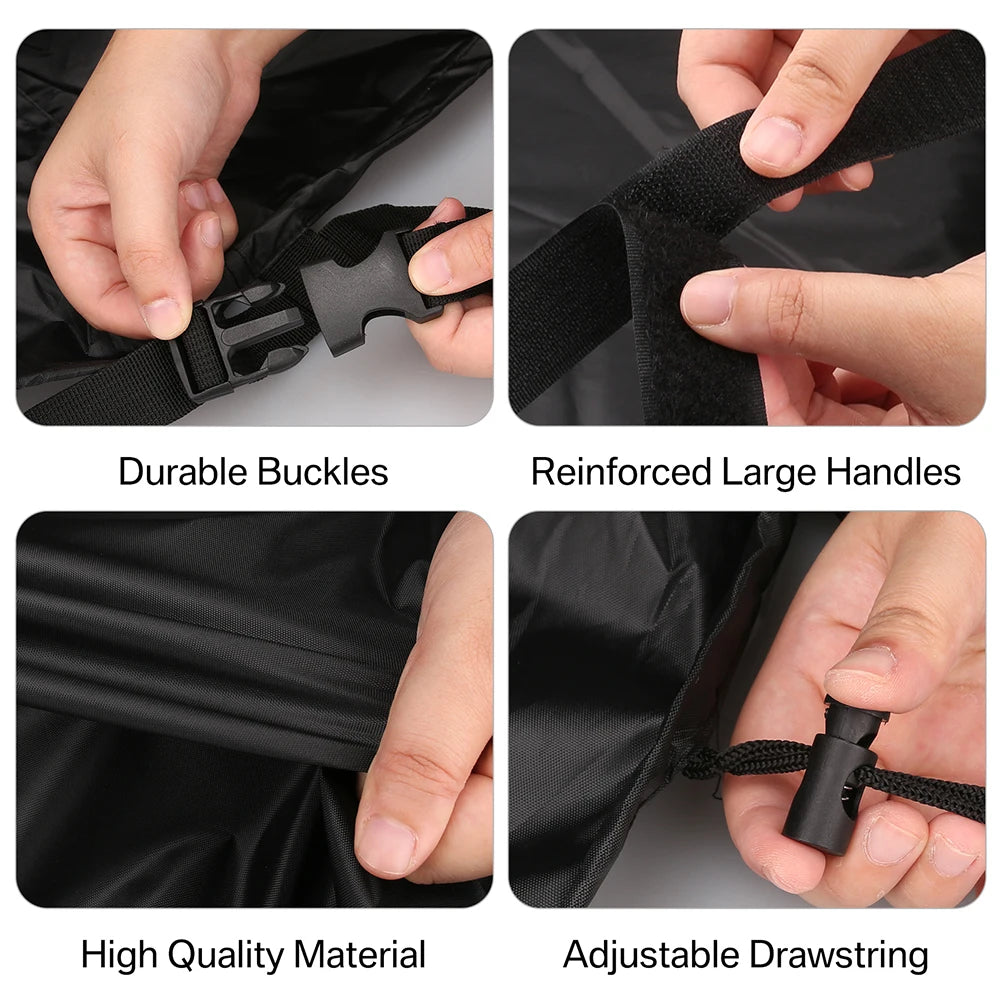 Outdoor Furniture Covers Waterproof Rain Snow Dust Wind-Proof Anti-UV Oxford Fabric For Garden Lawn Patio Table Chair Protection