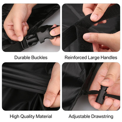 Outdoor Furniture Covers Waterproof Rain Snow Dust Wind-Proof Anti-UV Oxford Fabric For Garden Lawn Patio Table Chair Protection