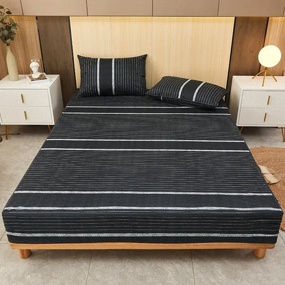 Waterproof Mattress Cover Six-Sided All Inclusive With Zipper Removable Bedspread Queen Breathable Mattress Protector