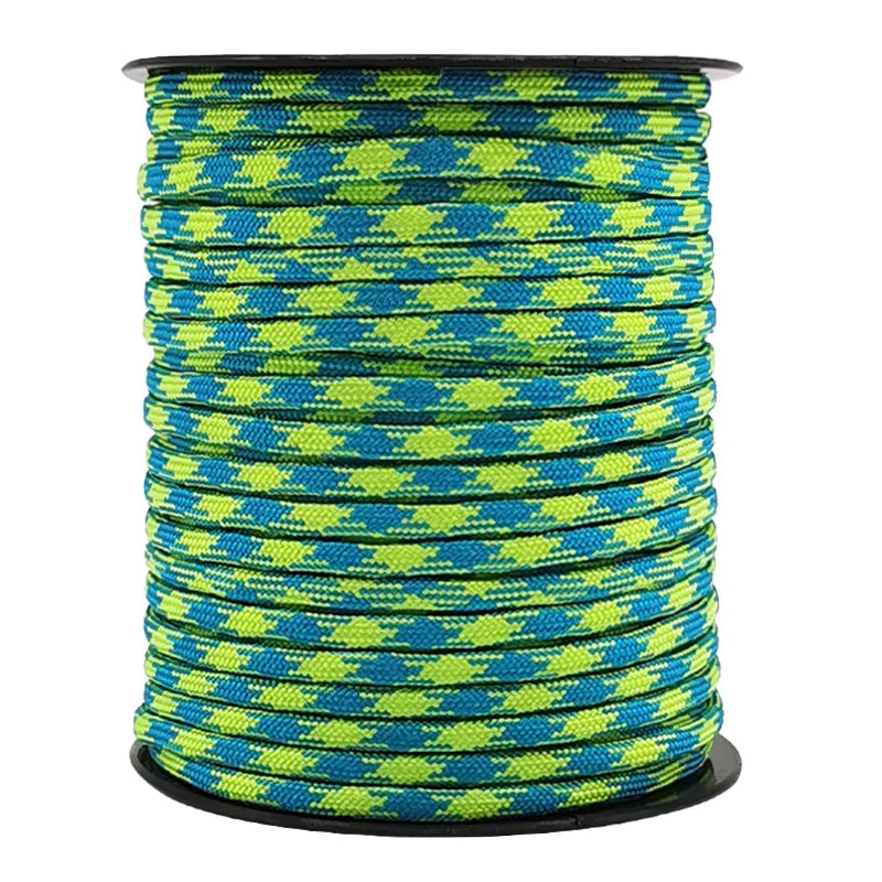 Army Green Black Paracord 550 Climbing Lanyard Tent Rope 4mm 7 Stand Lanyard Paracord Survival For Hiking Camping