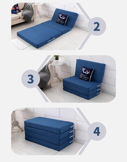 Sponge Folding Mat Floor Mat Afternoon Sleeping Mat Office Single Person Afternoon Rest Mat Japanese Lazy TatamiStudent