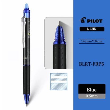Japan Pilot Erasable Gel Pen BLRT-FRP5 New ST Tip Friction Erasable Colored Ink. 5mm School Cute Stationery Pens for Writing