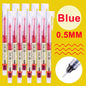 1/100pcs 0.5mm High Quality Needle Type Gel Pens Straight Liquid Ballpoint Pen Kawaii Stationery School Office Supplies Writing