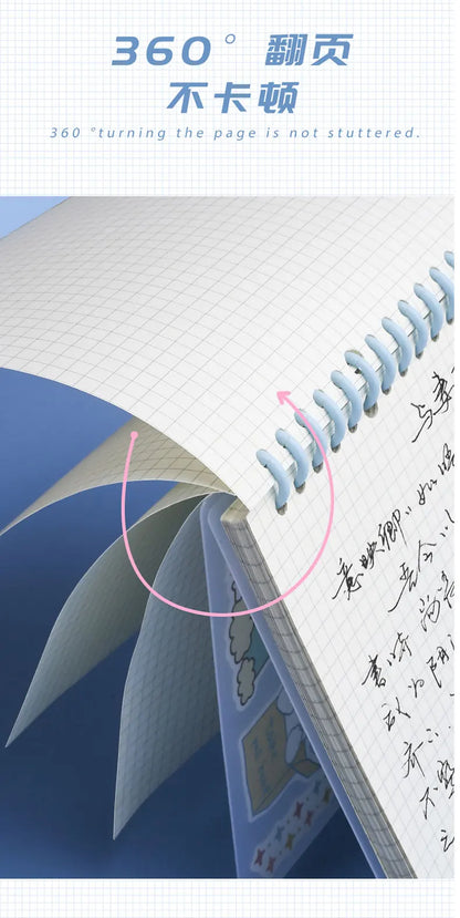 6 Sheets A4 B5 A5 30/26/20 Holes Transparent PP Loose-leaf Cover Index Divider Separator Notebook Accessory Stationery Useful