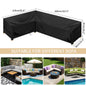 Outdoor Furniture Covers Waterproof Rain Snow Dust Wind-Proof Anti-UV Oxford Fabric For Garden Lawn Patio Table Chair Protection