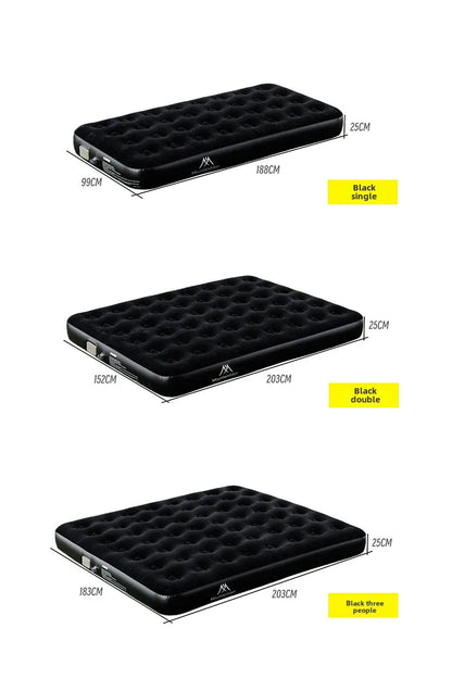 MOUNTAINHIKER Outdoor Inflatable Seating Mat Interior Air Mattress Mats Luxury Built-in Pump Thicken PVC Sleeping Bed Furniture