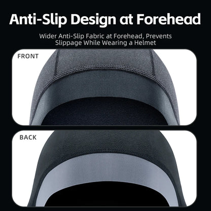 ROCKBROS Bicycle Fleece Head Mask Windproof Cycling Face Mask Balaclava Breathable Warm Bike Equipement Skiing Fleece Headgear