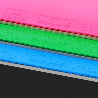 TUTTLE Positive Energy Table Tennis Rubber Pink Blue Green Purple Rubber ITTF Table Tennis Rubber Pingpong