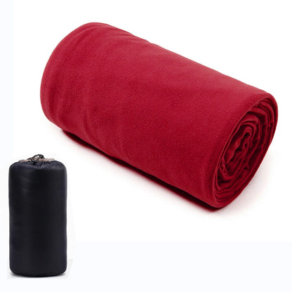 Outdoor fleece sleeping bag 180x80cm single down sleeping bag inner lining warm sleeping bag outdoor camping and travel supplies