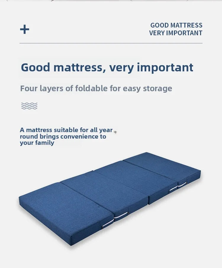 Sponge Folding Mat Floor Mat Afternoon Sleeping Mat Office Single Person Afternoon Rest Mat Japanese Lazy TatamiStudent