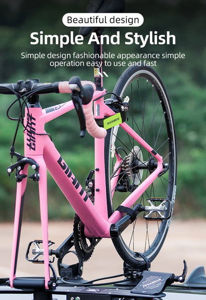 ROCKBROS Adjustable Outdoor Bundle Luggage Storage Accessory Convenient Multifunctional Strap Bicycle Velcro Anti-Slip Tie Rope