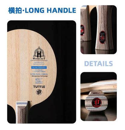 9Ply Structure TUTTLE Original Series Table Tennis Rackets Bottom Plate Training Table Tennis Bat Racket Table Tennis Blade