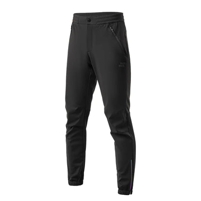 ROCKBROS Winter Cycling Pants Men Fleece Sport Reflective Trousers Keep Warm Thermal Bicycle Bike Mtb Pants Running Clothings
