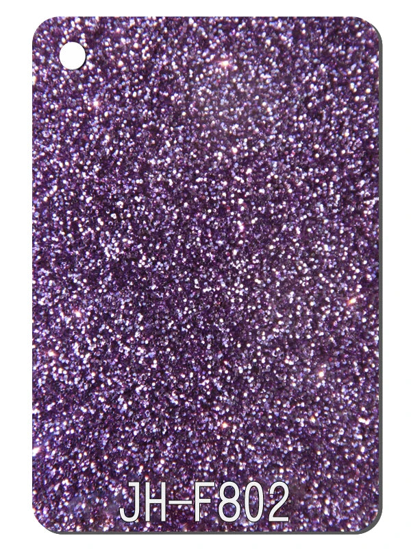 Double-sided Fine Glitter Acrylic Sheet Multi-color Available 3MM Thickness Acrylic Sheet Retail Home Decoration Plaque Material
