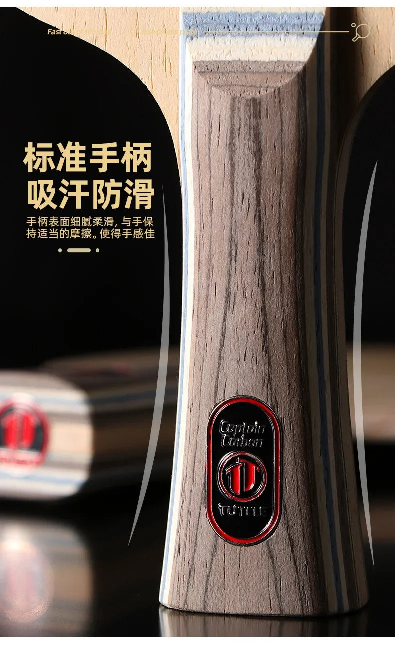 9Ply Structure TUTTLE Original Series Table Tennis Rackets Bottom Plate Training Table Tennis Bat Racket Table Tennis Blade