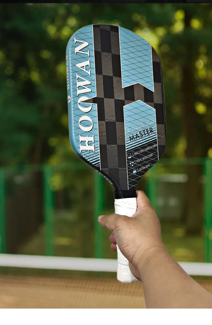 HOOWAN MASTER Pickleball Paddle Carbon Fiber 24K Rough Surface Thermoformed Pickleball Racket 16MM Edgeless EVA-Foamed Paddle