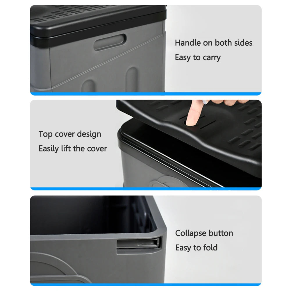 Plastic Portable Outdoor Toilet Tent Car Emergency Toilet with cover Travel Washable Camping Toilet Self-driving Picnic Seat