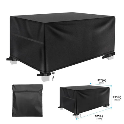 Outdoor Furniture Covers Waterproof Rain Snow Dust Wind-Proof Anti-UV Oxford Fabric For Garden Lawn Patio Table Chair Protection