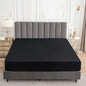 Waterproof Fitted Bed Sheet Comfortable Mattress Protector with Elastic Rubber Band Washable and Easy Care