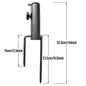 CYPortable Umbrella Base Metal Bracket Is Suitable for Flag Fishing Rod Outdoor Park Beach Ground Soil Grass Use Umbrella Base