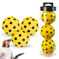 Pickleball Practice Balls Low Noise Training Paddle Ball Includes 3 Balls And Tube Entertainment For Competition And Practice