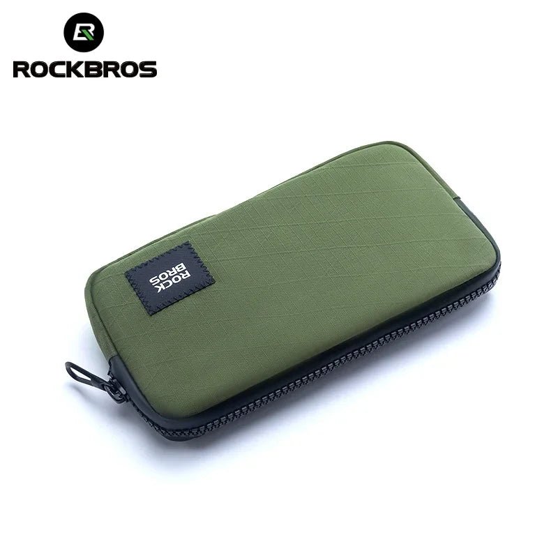 ROCKBROS Phone Bag Daily Use Small Size Lightweight Portable Multifunctional Hand Bag Zipper Storage Coins Wallet Commute Bag