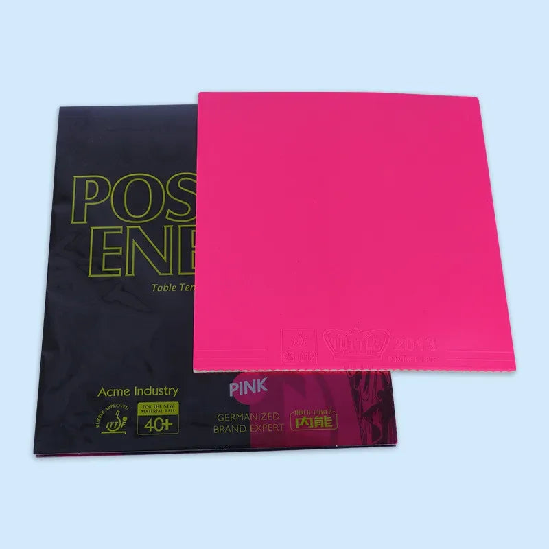 TUTTLE Positive Energy Table Tennis Rubber Pink Blue Green Purple Rubber ITTF Table Tennis Rubber Pingpong