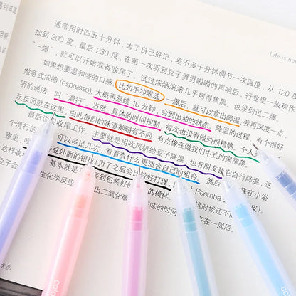 Color Gel Pen Set Kawaii Aesthetic Stationery Pretty Stationery Student Diary Pen Handbook Pen Color Markers School Supplies