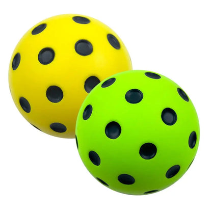 Quiet Foam Pickleballs  Silent Pickleball Ball Practice Balls With Exact Real Ball Bounce Soft PU Pickleball Ball For Indoor Use