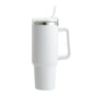 Tumbler with Handle Lid Straw 40oz Stainless Steel Water Bottle Vacuum Thermos Cup Travel Car Thermal Coffee Mug Cap Sport