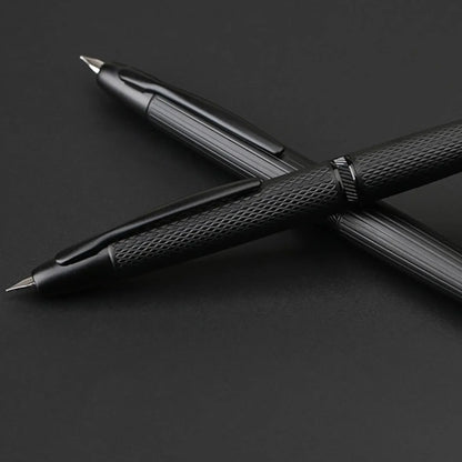 sliver Moonman A1 fountain pen Metal Press Iink pen Striped pattern EF 0.4MM Nibs writing gift pens for students office supplies